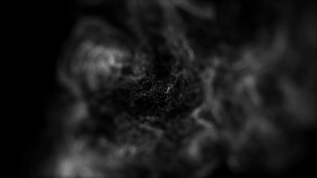 Vibrant red and orange fire explosion with alpha channel for a magical video opening transition