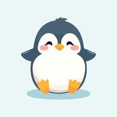 Cute Snow Owl Illustration for Kids Wall Design