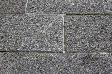 Pavement brickwork in Tokyo Japan