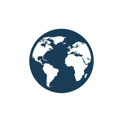globe on white