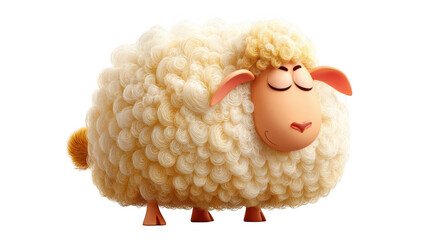 Cartoon sheep illustration