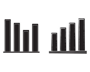 bar-charts-showing-comparisons-or-distributions Data Analytics Editable Stroke Line Icon Set Series