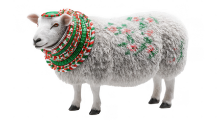 Sheep figure decoration holiday ornament