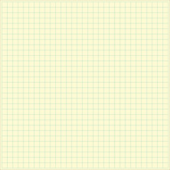 Clean simple graph paper, checked paper, gridded paper background. Vector. Notebook, sheet paper, seamless, page, cloth, chart, school book, paper. graphic, design background. Nostalgic, retro,vintage