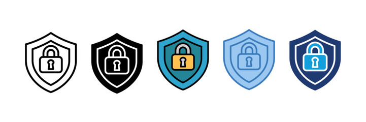 Shield Icon Element For Design