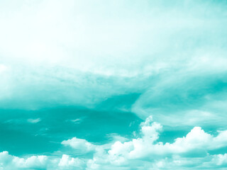 Sky pastel background teal green gradient sunset sunrise summer abstract sky evening soft effect...
