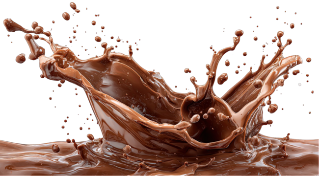 Chocolate splash