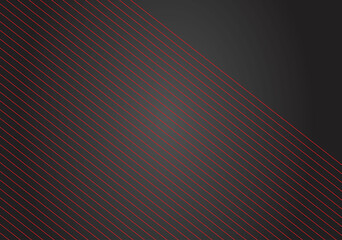 Abstract geometric lines pattern on black background. Elegant dark gray color with textured modern...