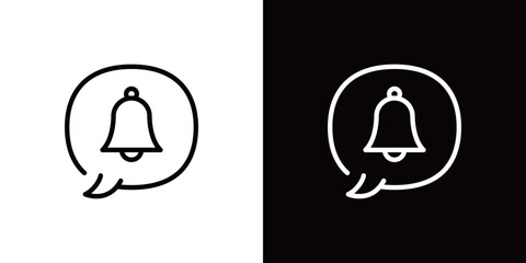 ベルのラインアイコン