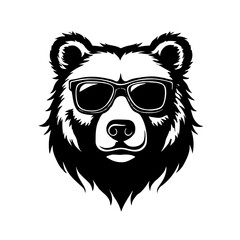 vector illustration of a panda bear