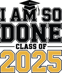 Class of 2025 Graduation Artwork, Congrats Senior Illustration, Graduation Illustration Art