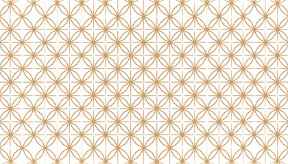 Naklejka premium Seamless golden abstract pattern background
