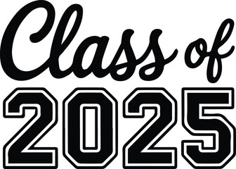 Class of 2025 Graduation Artwork, Congrats Senior Illustration, Graduation Illustration Art