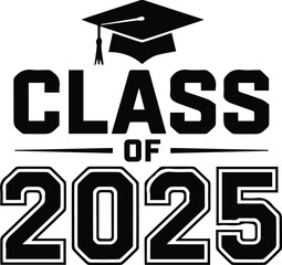 Class of 2025 Graduation Artwork, Congrats Senior Illustration, Graduation Illustration Art