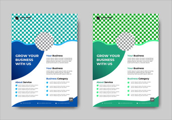 Creative Corporate & Business Flyer Brochure Template Design, abstract business flyer, vector template design. Brochure design, cover, annual report, poster, flyer, Corporate business marketing flyer.