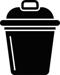 Compost Bin Icon Silhouette
