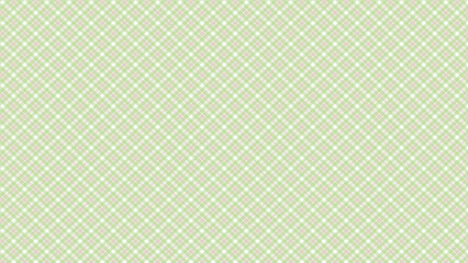 Green and white diagonal plaid checkered background