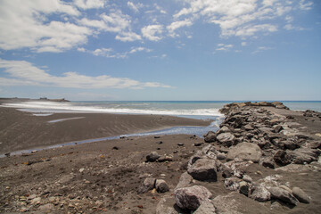 Beach at puerto de Tazacorte, La Palma, Canary Islands