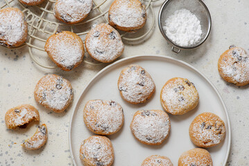 Vegan, lactose-free, egg-free, lean cookies.selective focus.