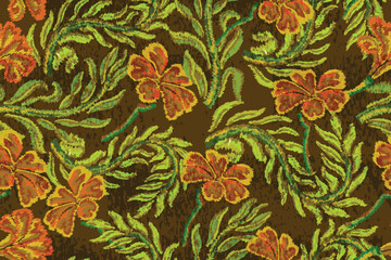 floral background or motif
