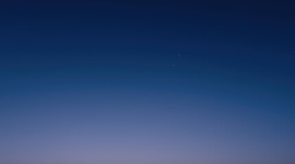 Photorealistic Twilight Sky Deep Navy Blue to Soft Gradient