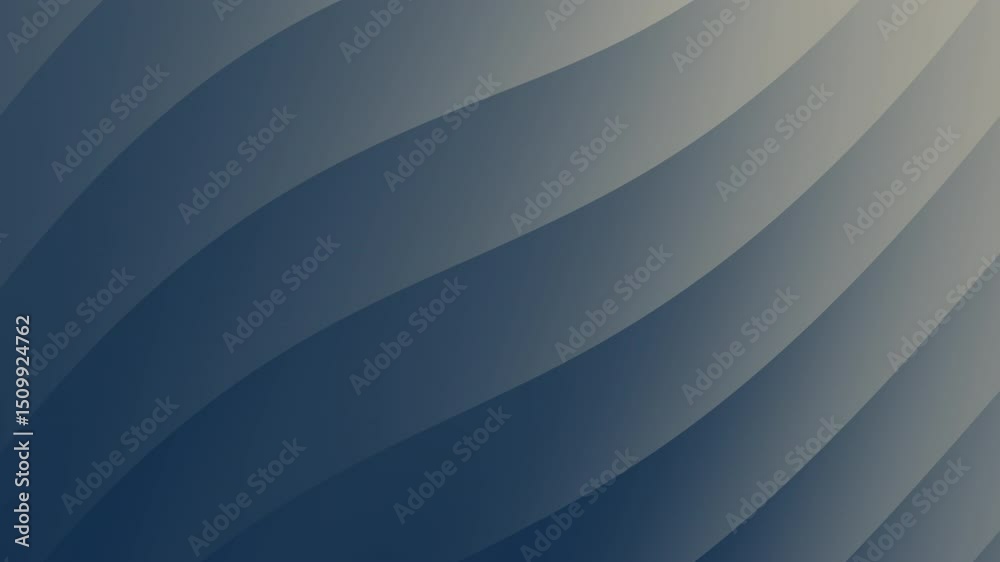 Poster A smooth blue abstract background with gentle curved lines and gradient shading, Abstract texture Gradient motion Background animation.