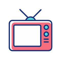 TV Icon Illustration Vector