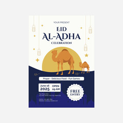 Eid Al-Adha Event Flyer Template Design