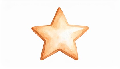 Mesmerizing watercolor star, a celestial painting of shimmering cosmic glow and abstract art