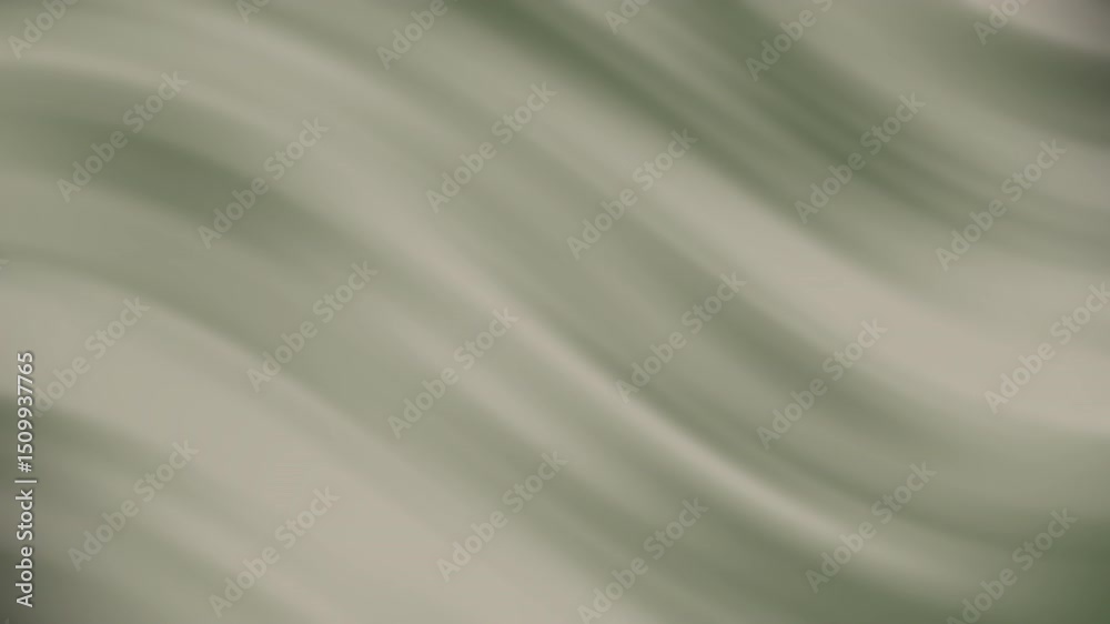 Poster soft, wavy abstract greenish-beige background with smooth flowing lines and a calming gradient effec