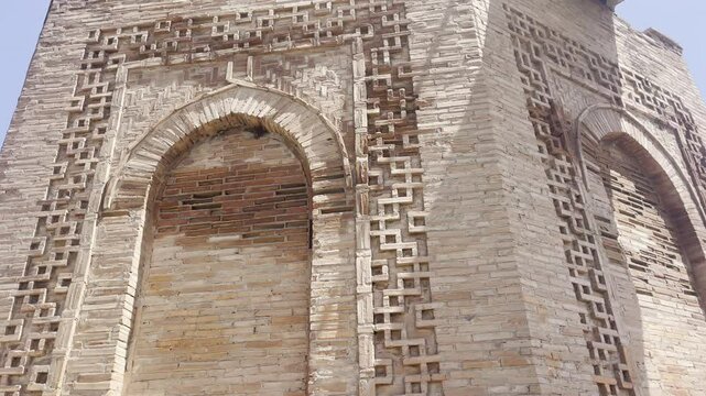 Historic Burana Tower and Surroundings near Tokmok, Kyrgyzstan &ndash; Cultural Landmark in Central Asia