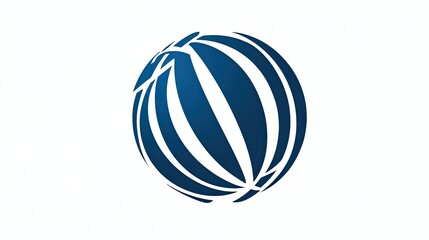 Fototapeta premium Dynamic and Abstract Globe Design Illustrating Global Connectivity and Modern Technology for Creative Solutions in Business and Networking