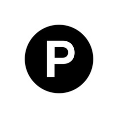 a parking icon vector illustration