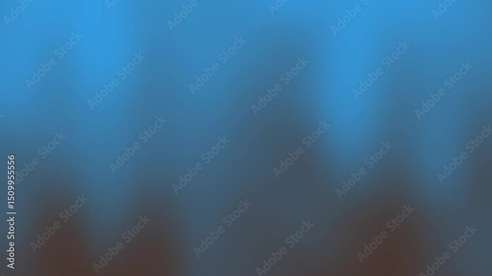 Poster a smooth blue gradient background with dark shapes at the bottom creating a sense of depth and calm,