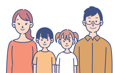 家族のイラスト