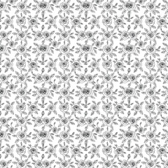 Pattern of  seamless flowers. Abstract origami flowers background. style for banners, wallpaper, posters, websites, online shopping.Vector illustration design.