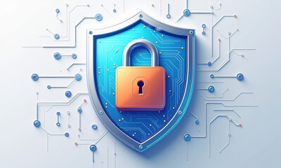 Cyber Security Shield: Digital Data Protection - Cybersecurity