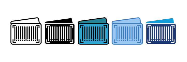 Barcode Icon Element For Design