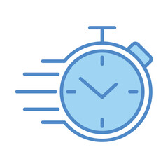 Delivery Time sign symbol vector flat icon