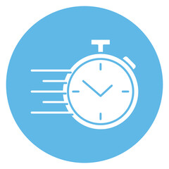 Delivery Time sign symbol vector flat icon