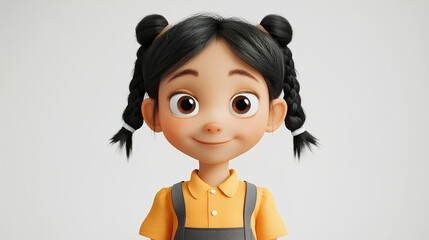 child's expression on a plain white background