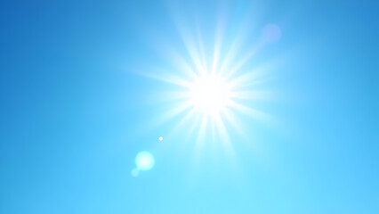 Shining sun of summer