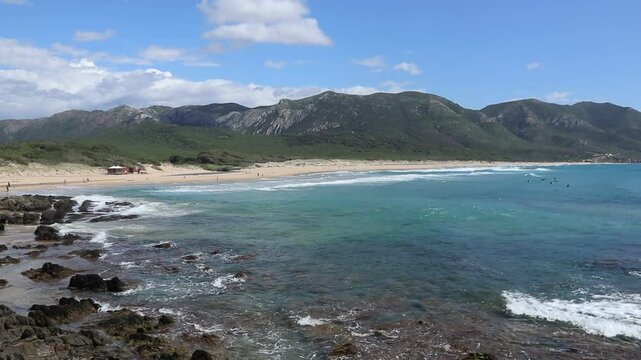 Buggerru, Sardina south coast amazing wild landscapes, summer travel destination
