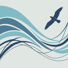 Obraz premium vector illustration of an abstract background