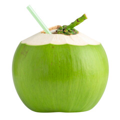 Close-up of a fresh, ripe green apple on a white background and in a glass, perfect for a healthy food or diet concept