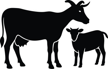 silhouette of a deer