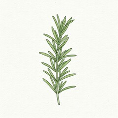rosemary on a wooden background