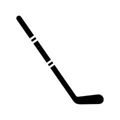 Hockey stick icon vector. Ice hockey stick illustration sign. Ice hockey symbol or logo.