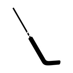 Hockey stick icon vector. Ice hockey stick illustration sign. Ice hockey symbol or logo.