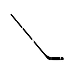 Hockey stick icon vector. Ice hockey stick illustration sign. Ice hockey symbol or logo.